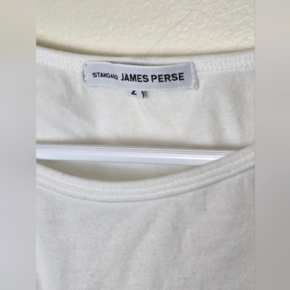 Women's Standard James Perse Scoop Neck Sleeveless Tank, Size 2 - Picture 2 of 3